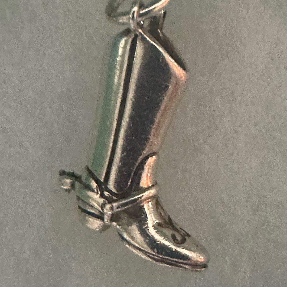 Tiffany & Co. Silver Cowboy Boot Charm